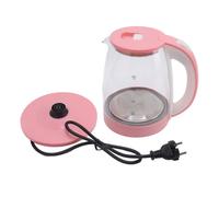 Hervidor eléctrico de 1800 W, 2 L de agua caliente, amplia abertura, vidrio, apagado automático, protección contra ebullición en seco, enchu