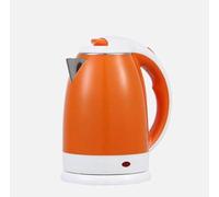 Hervidor eléctrico de acero inoxidable 304, antiescaldaduras, apagado automático, 2 litros, color naranja, regalo