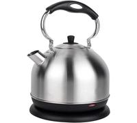 Hervidor eléctrico de acero inoxidable 304, calentador de té y agua caliente inalámbrico, apagado automático, filtro de malla extraíble, gran capacidad, anti-quemaduras, seco (color: naranja