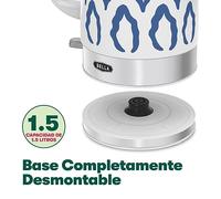 Hervidor Eléctrico de Cerámica BELLA 1.5L - Azul Azteca
