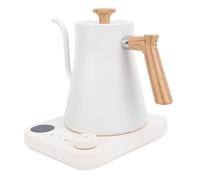 Hervidor Eléctrico de Cuello de Cisne, 1200W/0.9L Vierte sobre la Caldera del café, ±1℉ Control de Temperatura, Interior de Acero Inoxidable, Tetera para café, té (Enchufe
