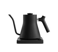 Hervidor eléctrico de cuello de cisne Fellow Stagg EKG: café filtrado a mano (pour-over) y tetera, acero inoxidable, calentamiento rápido, EU, negro mate, 0,9 Litros