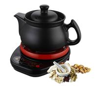 Hervidor eléctrico de hierbas medicinales totalmente automático, 500 W, multifuncional, de cerámica, para el hogar, para preparar fácilmente hierbas medicinales.