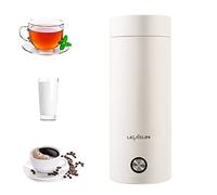 Hervidor eléctrico de viaje pequeño de acero inoxidable - Hervidor eléctrico portátil para agua hirviendo - Hervidor de té de viaje apagado automático - Caldera de agua portátil - Hervidor eléctrico