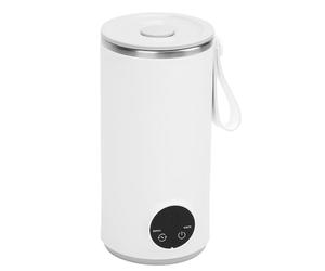 Hervidor Eléctrico de Viaje, Portátil Recargable 400ML 6000mah 55°C Caldera de Agua Caliente de Acero Inoxidable con Agitador, Batería de Litio, USB, para Viajes, café, Leche