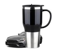 Hervidor eléctrico del coche, taza de calefacción para el coche - Hervidor de agua caliente 12 V | Taza de viaje eléctrica portátil, caldera elegante de la hervidor de agua con la manija 450ml