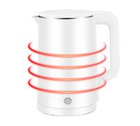 Hervidor eléctrico, eléctrica de acero inoxidable, 2.3L té té acero inoxidable Automático apagado, Control de temperatura de de caldera de agua portátil de ebullición para hervir para acampar escritor