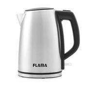 Flama Hervidor Eléctrico 736FL Inox, 2200W, Capacidad para 1.7L, Filtro Antiimpurezas, Revestimiento Doble, Base Extraíble con Sistema Inalámbrico