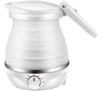 hervidor eléctrico, Hervidor de agua eléctrico silicona 600 ml, calentador té caliente, hervidor plegable doble voltaje for hervir
