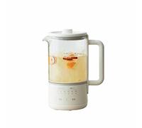 Hervidor eléctrico, Hervidor de té multifuncional HMini de cristal, máquinas de té caliente, hervidor de agua con Control de temperatura de 600ML con filtro de acero inoxidable for hervir en seco