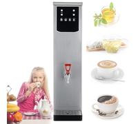 Hervidor Eléctrico Instantáneo, Hervidor De Agua Caliente Comercial De 20 Litros, Agua De Ebullición Rápida, Té De Acero Inoxidable Con Llenado Automático De 2,5 Kw, Grifo Sin Goteo, Para Comedores