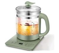 Hervidor eléctrico inteligente de 1,8 L, con apertura automática, vaso de vidrio para preparar té, temporizador de 24 horas y temperatura ajustable. Hervidor saludable libre de BPA para uso en el ho