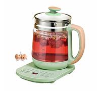 Hervidor eléctrico, Inteligente multifuncional alto vidrio de borosilicato H18 funciones calefacción tetera eléctrica función preservación del calor ebullición rápida acero inoxidable 304(1)