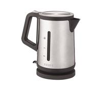 Krups BW 442 D tetera eléctrica 1,7 L 2400 W Negro, Acero inoxidable, Hervidor de agua plateado/Negro, 1,7 L, 2400 W, Negro, Acero inoxidable, Acero inoxidable, Indicador de nivel de agua, Sin cables