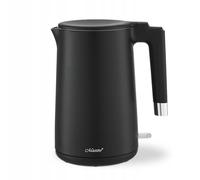 Hervidor eléctrico Maestro 1,7l 1800W plástico inoxidable negro MR-026