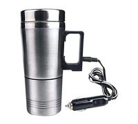 Hervidor eléctrico para coche 24 V/12 V - calentador eléctrico de viaje portátil, hervidor de té y café de 300 ml, acero inoxidable 304 para vehículos, camiones, taxis, calefacción, agua, s