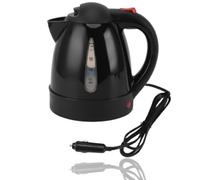 Hervidor eléctrico para coche de 24 V, hervidor eléctrico de 250 W, 1 litro, calentador de agua portátil, calentador de agua de acero inoxidable con apagado automático, enchufe