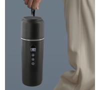 Hervidor eléctrico para coche de 500 ml de temperatura variable, hervidor de viaje portátil con control táctil, hervidor de agua de ebullición rápida para camping, viajes por carretera, 12 V, 24 V