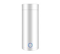 Hervidor eléctrico pequeño de viaje, caldera de agua caliente de viaje de acero inoxidable de 400 ml, hervidor eléctrico portátil USB, calefacción con apagado automático, para té, café, leche para
