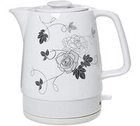 Hervidor eléctrico portátil 1850W ELEACITRIC Ceramic Hervy Tapot-Retro 1.7L Jarra, Base extraíble, Seca de hervir/e/a/e Aqiong