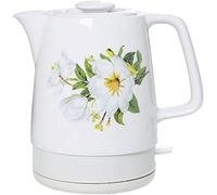 Hervidor eléctrico portátil 1850W ELEACTRIC Ceramic Have Tapot-Retro 1.7L Jarra, Base extraíble, hervir seco/e/a/d Aqiong