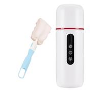 Hervidor eléctrico portátil de viaje de 12 V/24 V con función de agitación integrada, fácil de llevar, para bebidas, café, leche, protección contra sobretensiones
