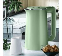 Hervidor Eléctrico Silencioso De Cocina, Calentador De Agua Para Té, Café, Leche Para Bebés Y Rápido, 1500 W, 2,3 L, Base Extraíble, Apagado Automático, Protección Contra Ebullición En Seco.,Verde