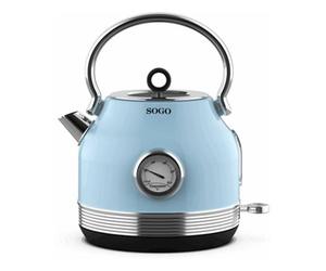 Hervidor Eléctrico SOGO KET-SS-7761 (1.8 L - 2200 W - Azul)