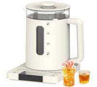 Hervidor Eléctrico Termostático De 1,5 L, Olla De Doble Aislamiento Para La Salud Con 22 Menús, 11 Niveles De Temperatura Y Temporizador De 24 Horas Para Té, Leche Y Gachas