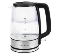 Hervidor Emerio 1.7L 2200W Sin cables Apagado automático Filtro antical Vidrio/Plástico