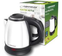 Hervidor Esperanza EKK128W Blanco Acero Inoxidable Plástico 1350W 1L 5901299966495