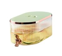 Hervidor Frío con Grifo, 5.3L Dispensadores De Agua Fría Nevera, Jarra Botella con Cierre para Leche, Vino Tinto, Agua Fría, Zumo Frutas