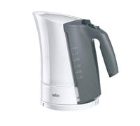 Braun Multiquick 3WK300 Hervidor Inalámbrico, 2200 W, 1,7 Litros, Gris/Blanco