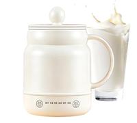 Hervidor Portátil Cocedor Personal Compacto con Función de Mantenimiento de | Taza Eléctrica Multifunción Para Calentar Leche para Fideos, Leche, Arroz, Sopa, Viaje y Gac Blanco