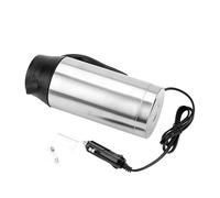 Hervidor portátil de 750 ml y 24 V para automóvil, termo calentador de agua para viajes en coche, calentador de acero inoxidable de 24 V para té y café con apagado automático,