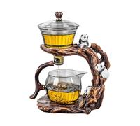 Hervidor Resistente Al Calor - Vidrio Magnético De 1,2 L, Dispositivo De Preparación Semiautomático, Difusor De Té Suelto | Lindo Kit De teteras De Café, Cocina, Oficina En Casa, Para Apartamento