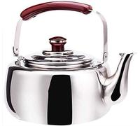 Hervidor silbante de acero inoxidable, tetera de gran capacidad para cocinas de inducción, ideal para uso doméstico y restaurante