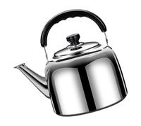 Hervidor silbante grande para tés, caldera de agua de acero inoxidable para inducción, multiusos eléctrica, tetera superior