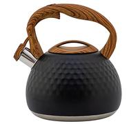 Hervidor silbante para estufa, acero inoxidable 304, parte inferior compuesta gruesa de alta capacidad, universal para todos los tipos de fuegos/estufas, incluyendo inducción para cocina de hotel,