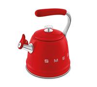 Smeg WKF01RD Rojo Hervidor Para Cocina 2.3LT Con Silbido Estilo Años 50