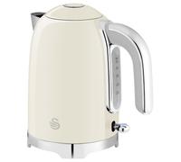 Hervidor Sin Cable De Acero Inoxidable Solace De 1.7L, Crema - SK19026CRM