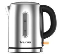 Taurus - Hervidor Eléctrico Selene Compact 2400W | 1L | Base Giratoria 360º | Resistencia Oculta | Recoge Cables | Apertura Automática | Acero Inoxidable | Auto Off | BPA Free | Diseño ergonómico