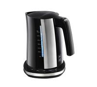 Hervidor y tetera eléctrica melitta look aqua deluxe black eu negro/plateado acero inoxidable 2400 w 1,7 l 26.5 cm