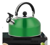 Hervidora de agua para - 1,8 l acero inoxidable silbato camping botella ligera para viajes, acero inoxidable silbato de té, senderismo, cooking | Loud Whistling Kettle
