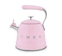 Hervidora SMEG WKF01PK 2,3L Rosa Acero Silbato Universal