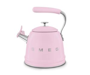 Hervidora SMEG WKF01PK 2,3L Rosa Acero Silbato Universal