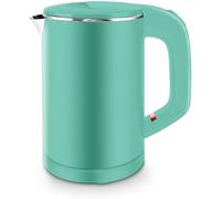 Hervidores de agua para agua hirviendo, 0.6L Travel Kettle Mini Kettles para agua hirviendo Incentable Acero inoxidable Portable Portable 600 W Caldera de agua de calefacción Tetera/Pink Elegante