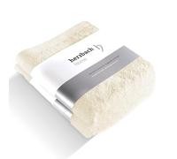 herzbach home Juego de 2 Toallas de Mano prémium de 50 x 100 cm (Crema), Suaves y absorbentes, 100% algodón Natural