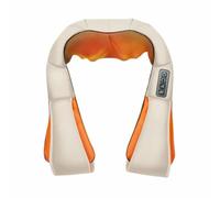 Herzberg Masajeador de Cuello y Hombros Shiatsu con Calor 4 Nudos, Beige