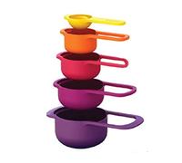 Herzberg Piezas HGSP5N1-Juego de cucharas medidoras (5 Unidades, no Contiene BPA-100% reciclables, aptas para congelador/lavavajillas y microondas, Desconocido